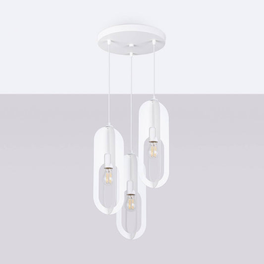 Ripplamp Nicus 3 Valge E27 - BrighteNova