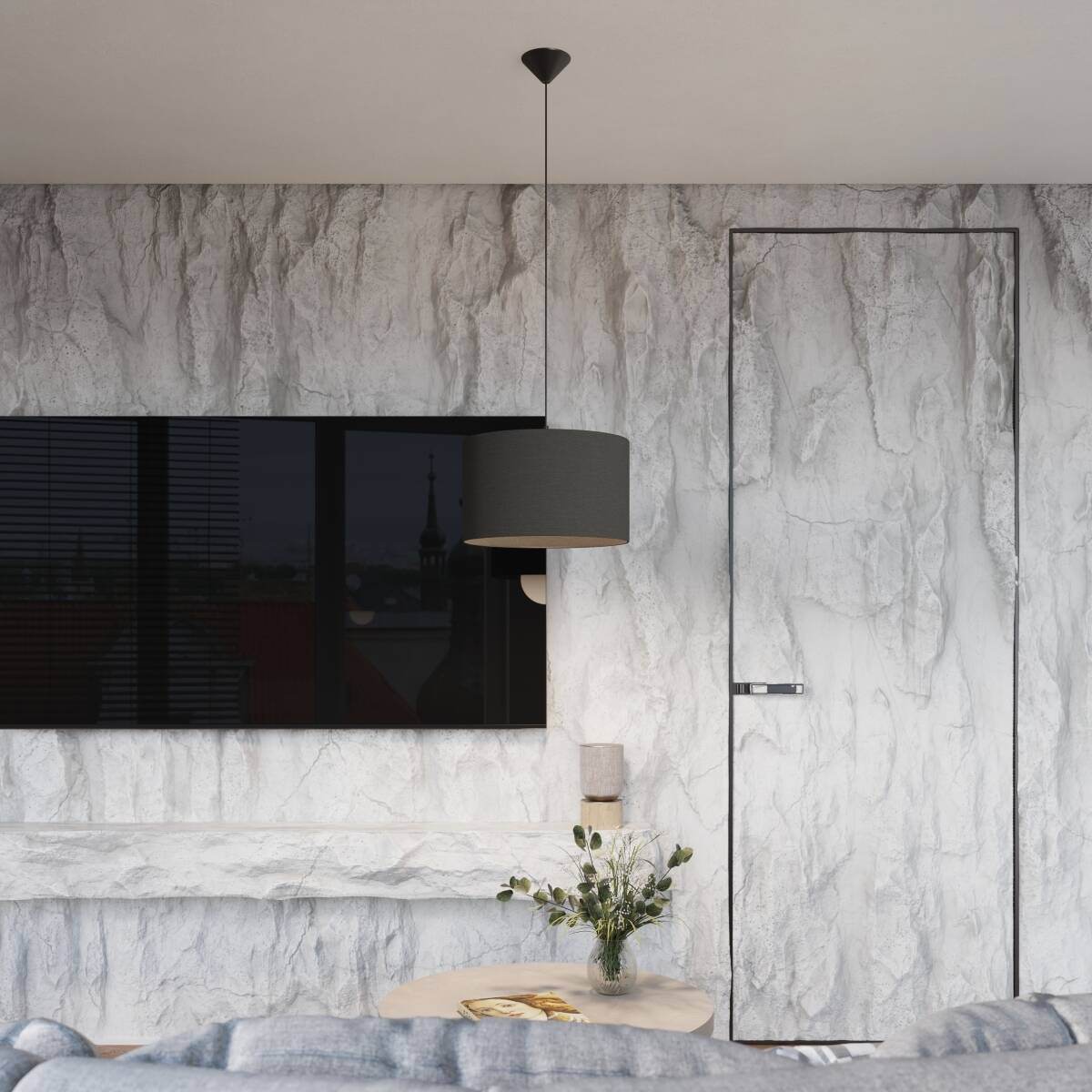 Ripplamp Nova 40cm Must E27 - BrighteNova
