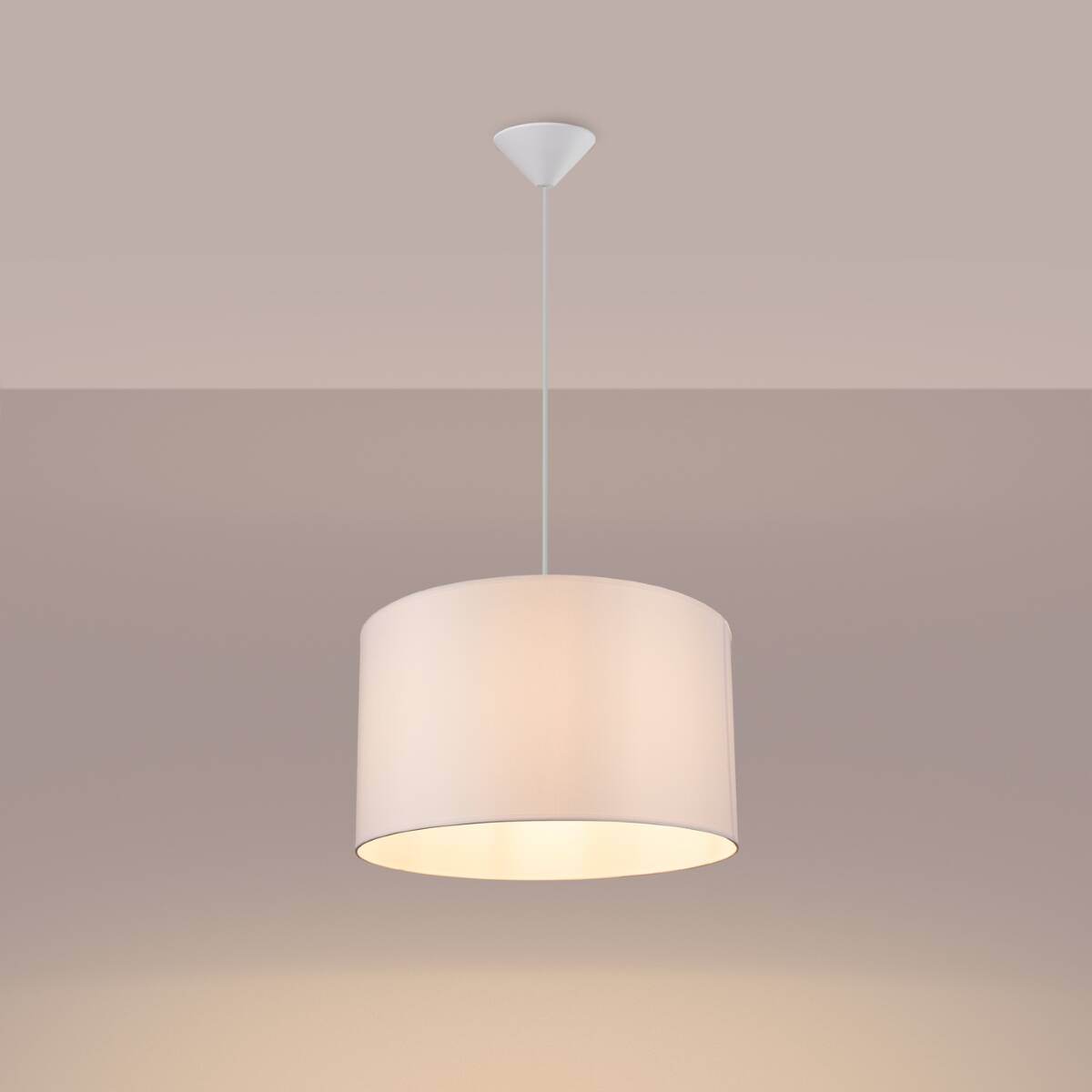 Ripplamp Nova 40cm Valge E27 - BrighteNova