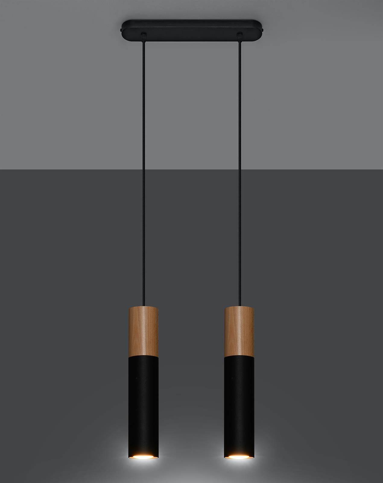 Ripplamp Pablo 2 Must/Puit GU10 - BrighteNova