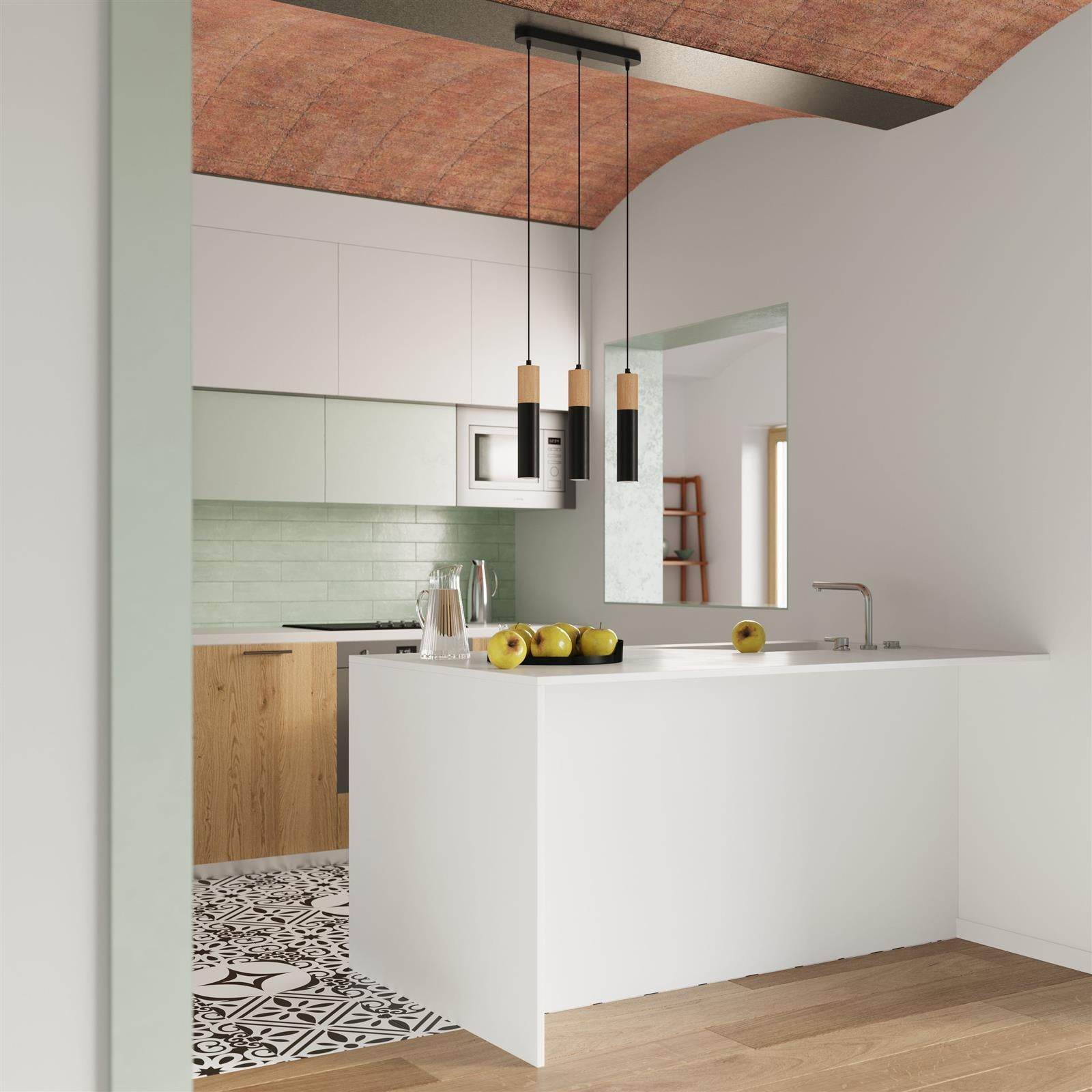 Ripplamp Pablo 3P Must/Puit GU10 - BrighteNova
