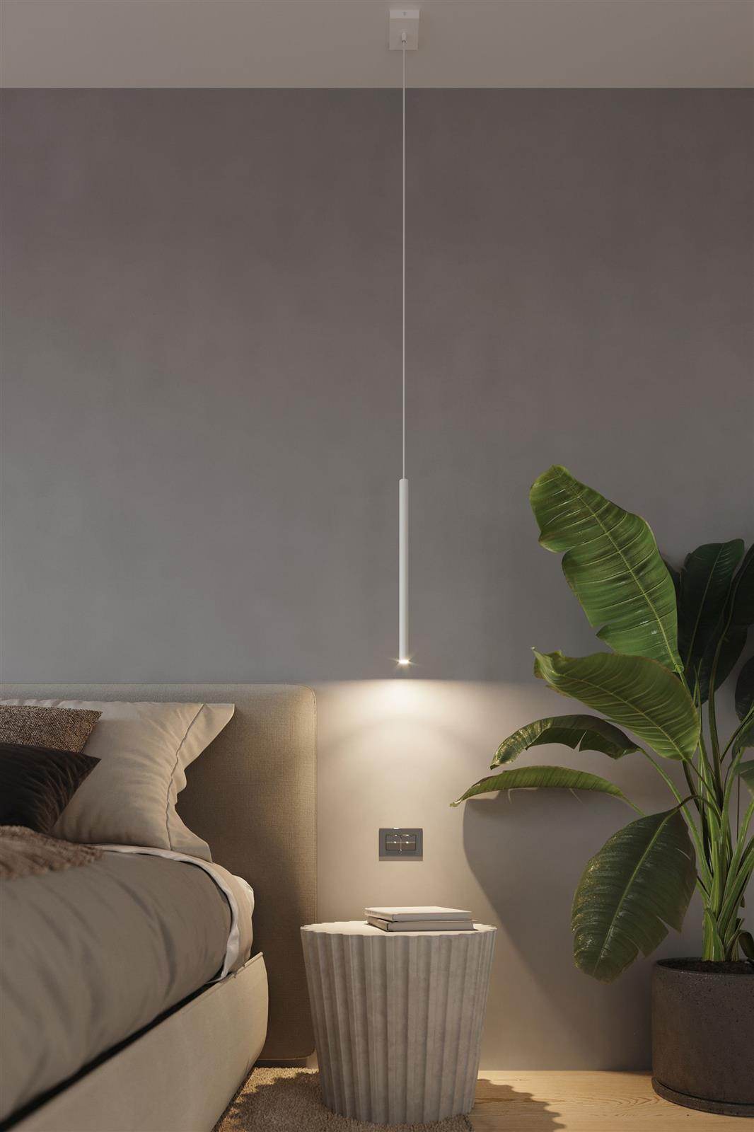 Ripplamp Pastelo 1 Valge G9 - BrighteNova