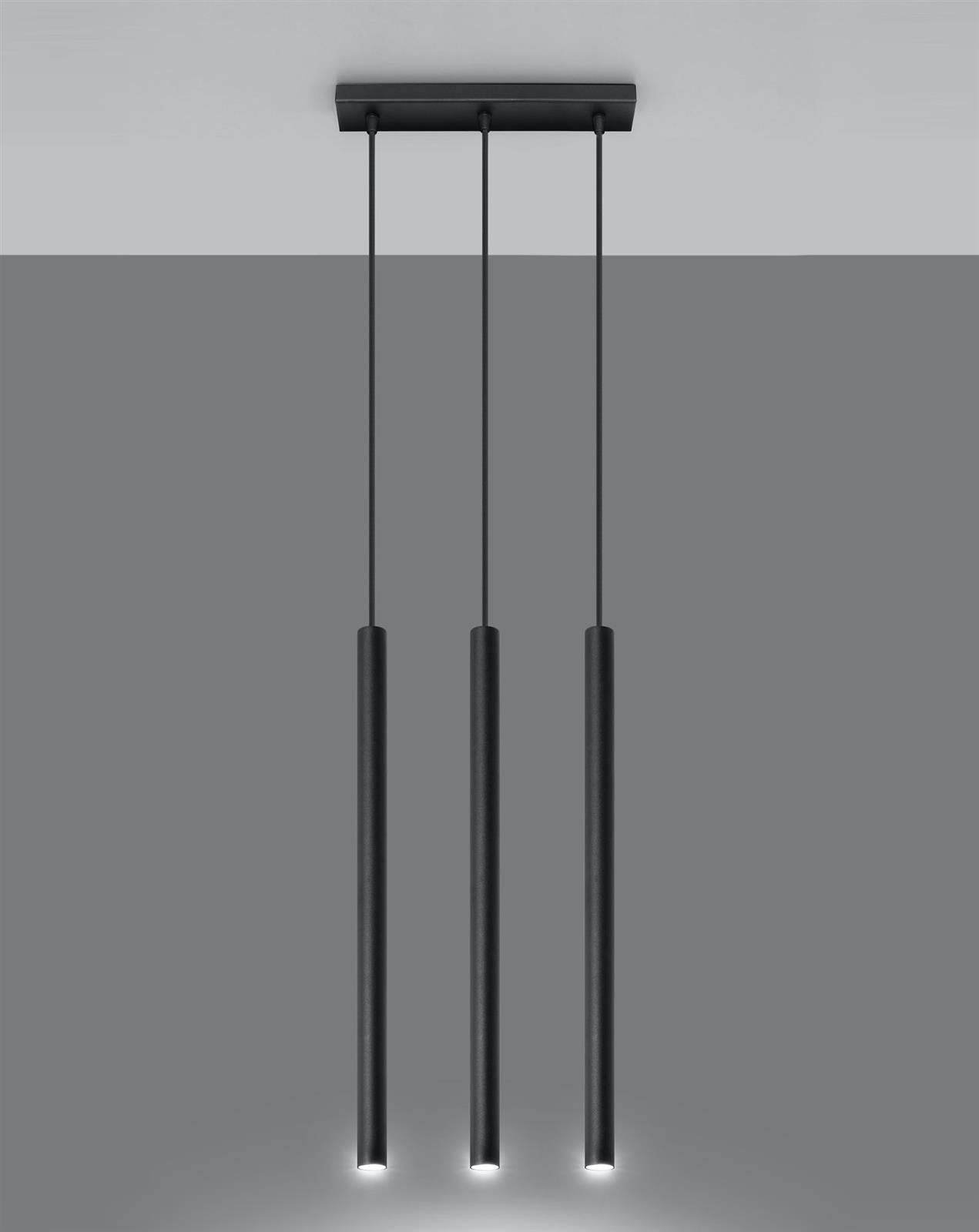 Ripplamp Pastelo 3L Must G9 - BrighteNova