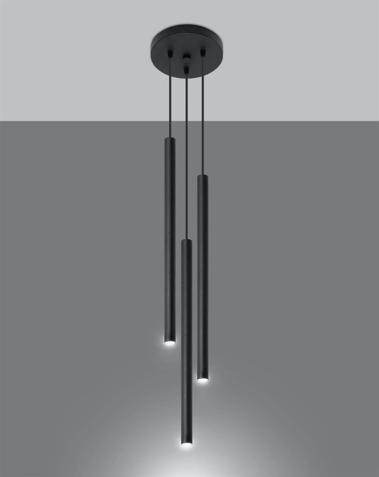Ripplamp Pastelo 3P Must G9 - BrighteNova