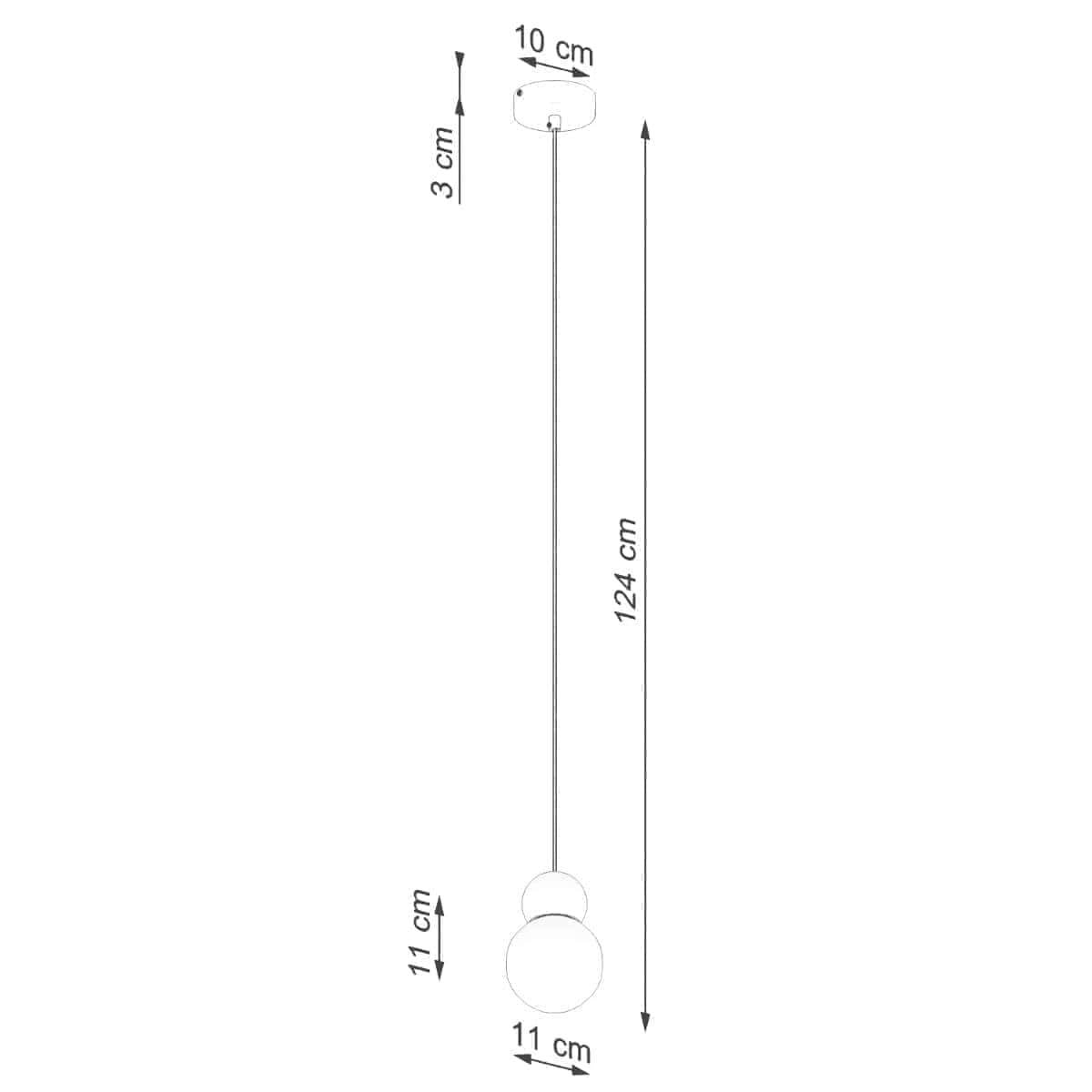 Ripplamp Pekka 1 Valge/Puit G9 - BrighteNova