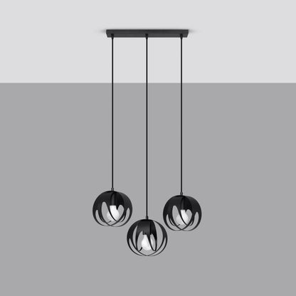Ripplamp Tulos 3L Must E27 - BrighteNova