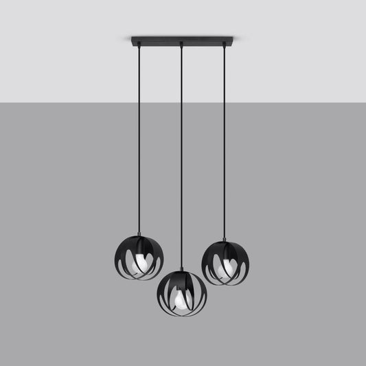Ripplamp Tulos 3L Must E27 - BrighteNova