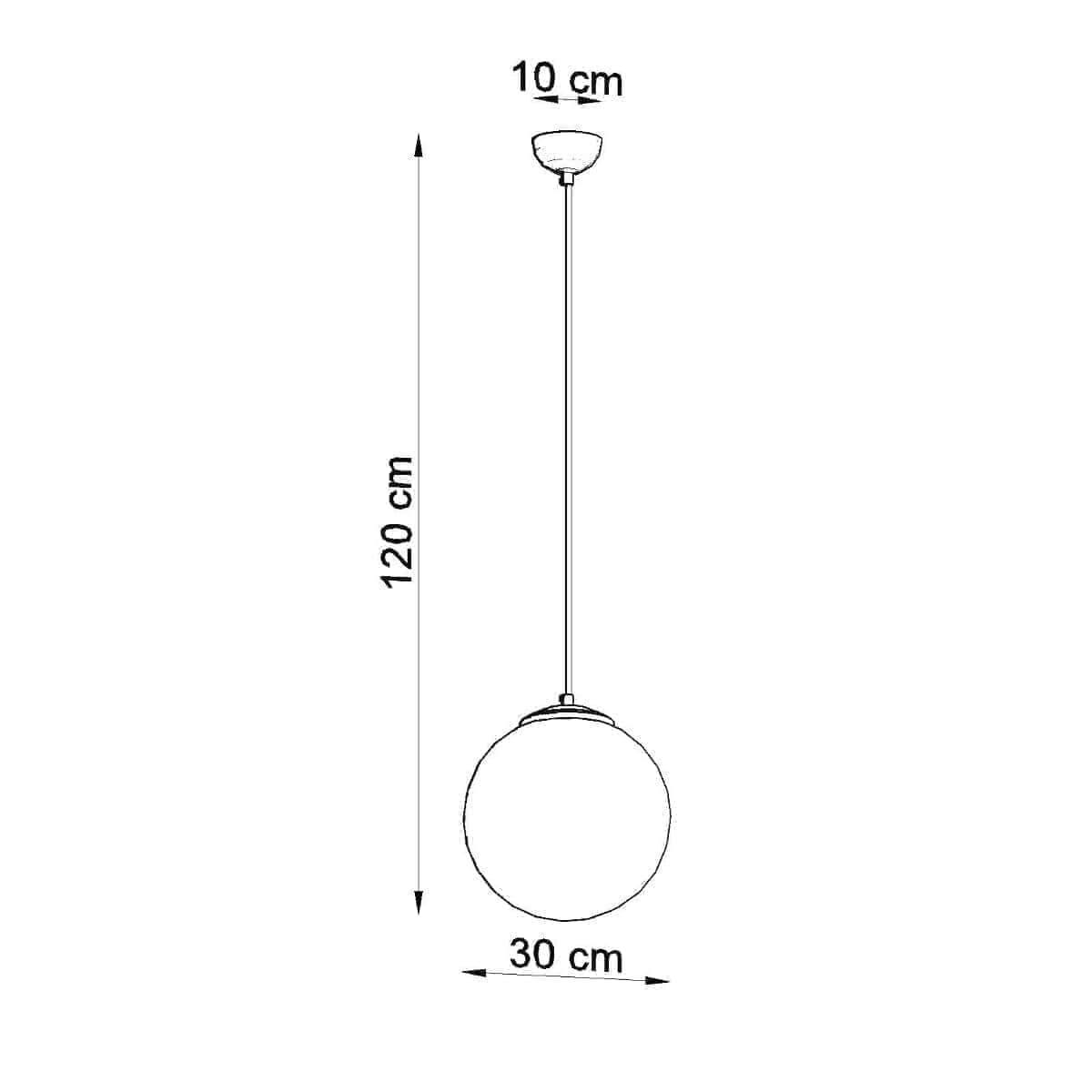 Ripplamp Ugo 30 Kroom E27 - BrighteNova