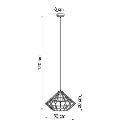 Ripplamp Umberto Valge E27 - BrighteNova