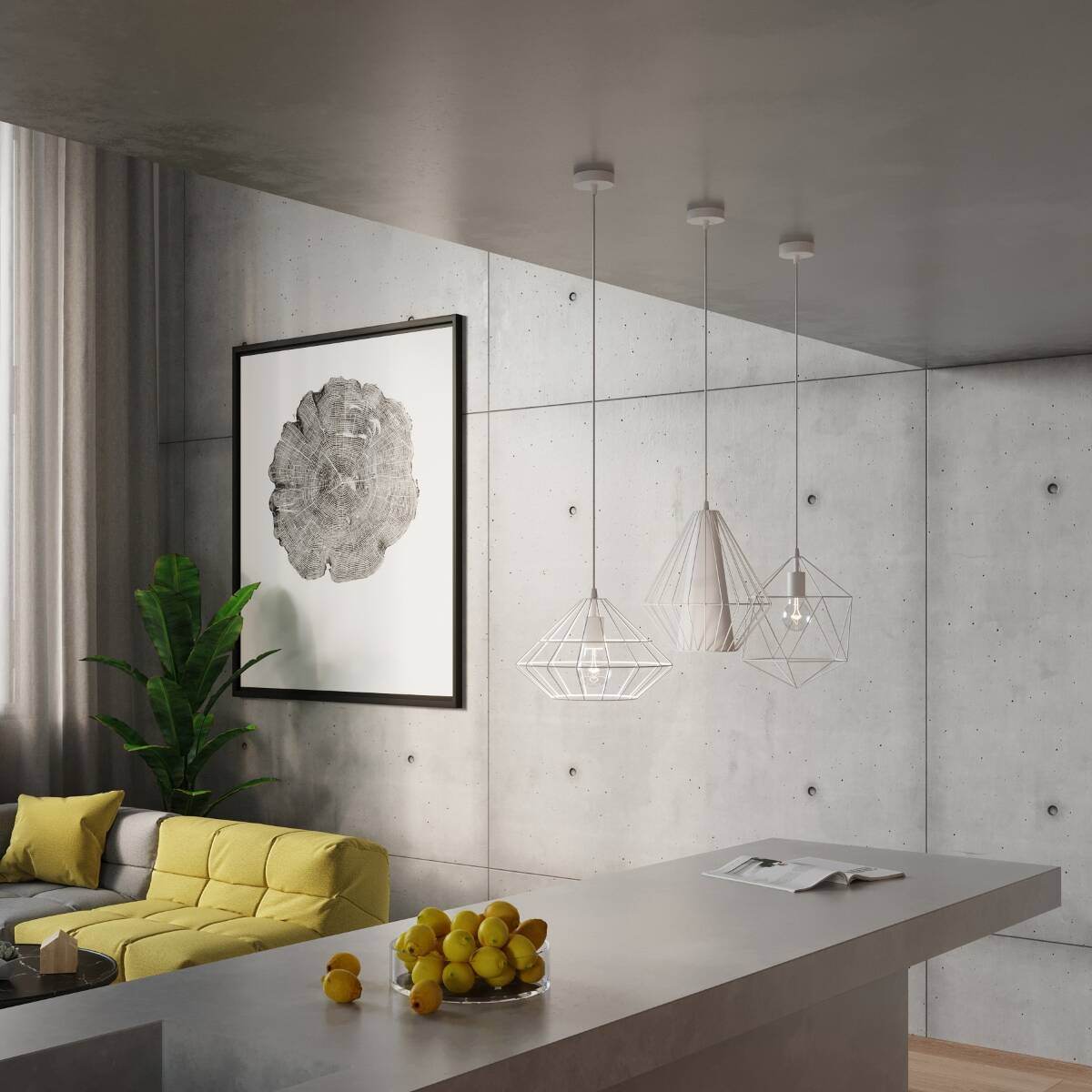 Ripplamp Umberto Valge E27 - BrighteNova