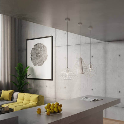 Ripplamp Umberto Valge E27 - BrighteNova
