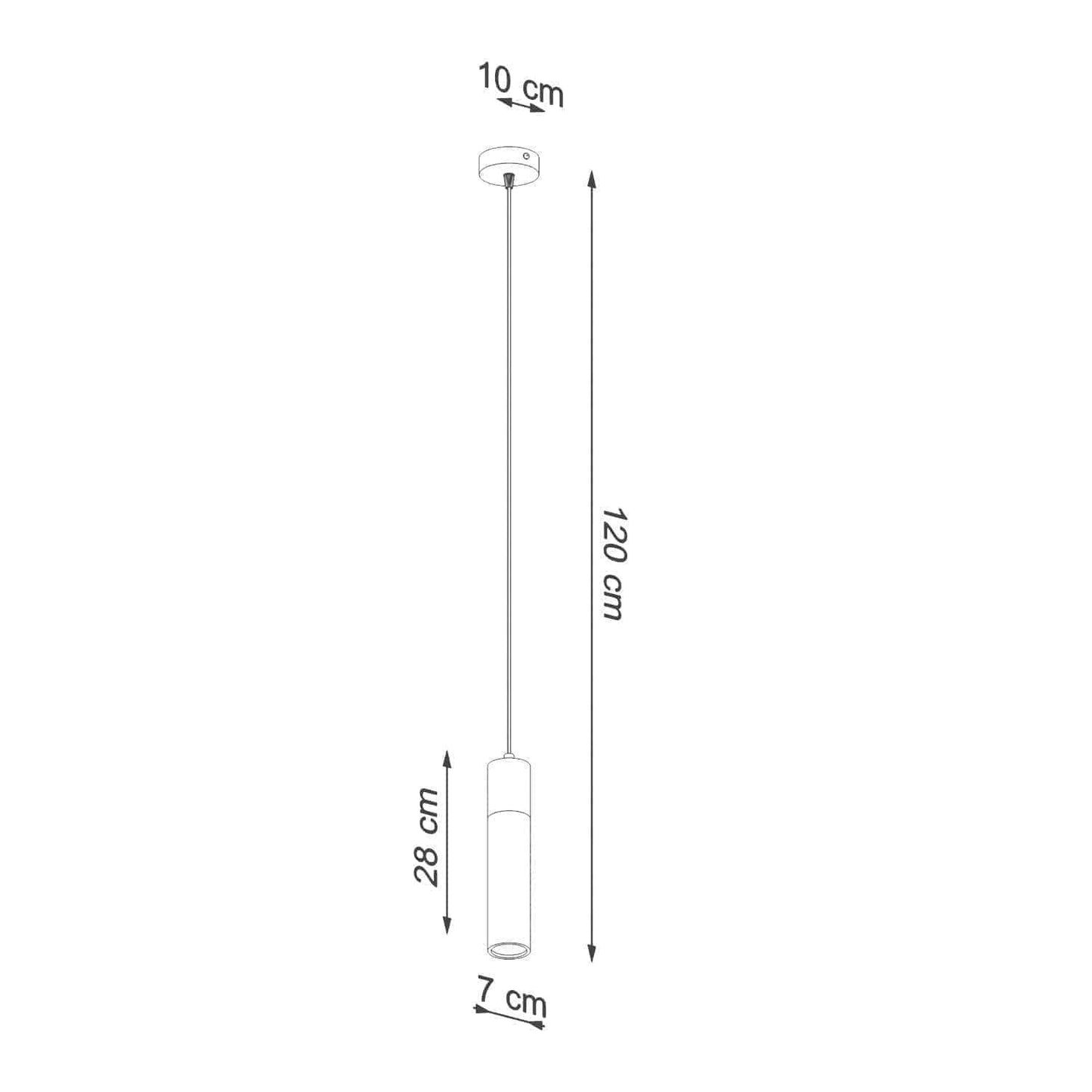 Ripplamp Zane 1 Hall GU10 - BrighteNova