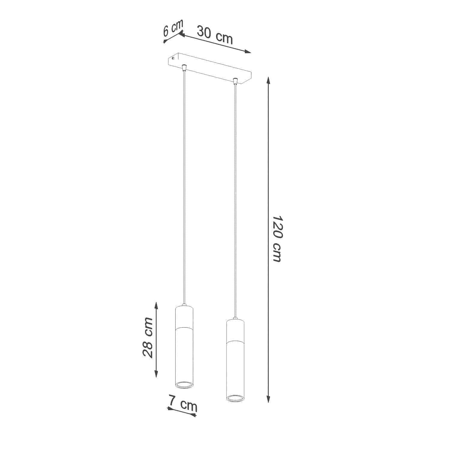 Ripplamp Zane 2 Hall GU10 - BrighteNova