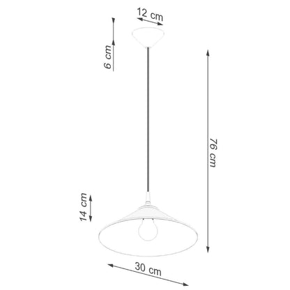 Ripplamp Zuma Valge E27 - BrighteNova