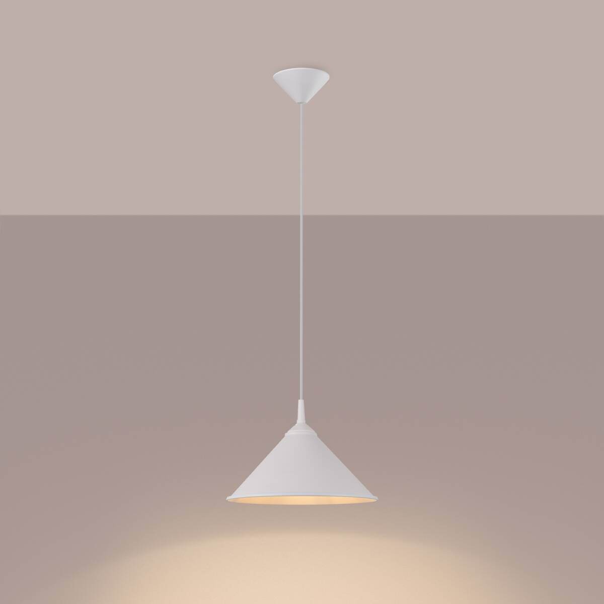 Ripplamp Zuma Valge E27 - BrighteNova