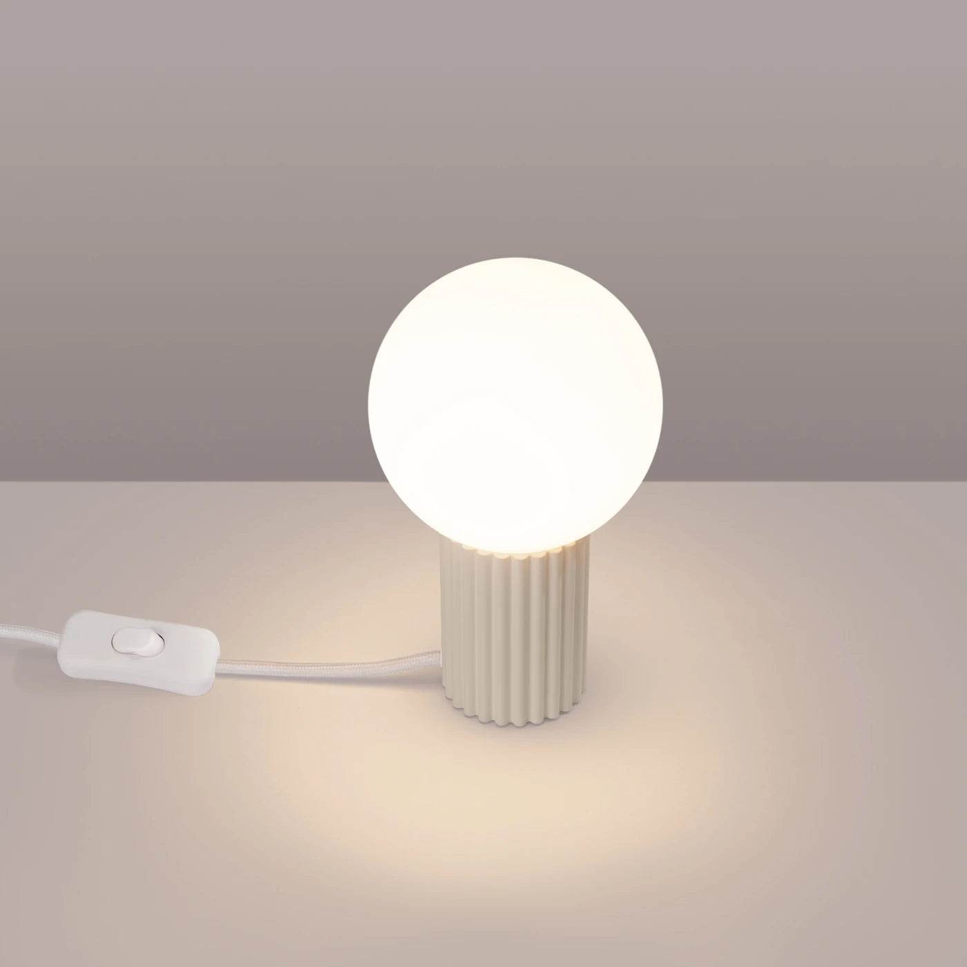 Laualamp Halo Lülitiga Beež G9 - BrighteNova