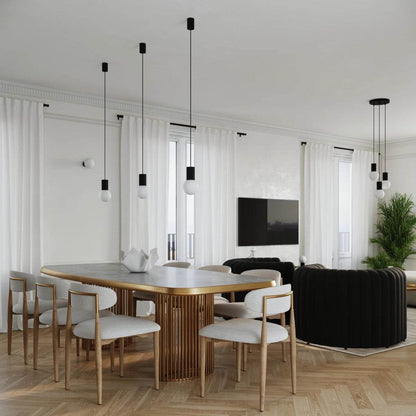 Laualamp Halo Lülitiga Must G9 - BrighteNova