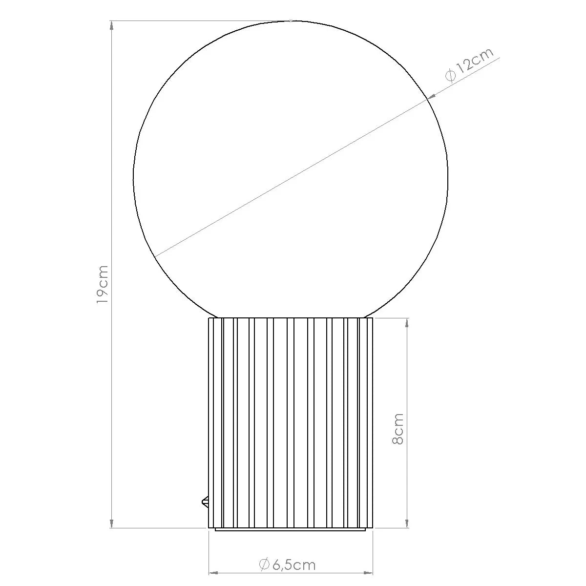 Laualamp Halo Lülitiga Oliivi Roheline G9