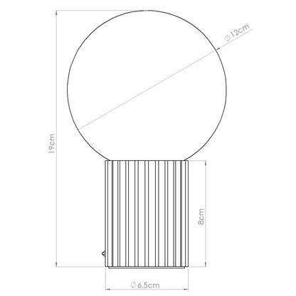 Laualamp Halo Lülitiga Oliivi Roheline G9