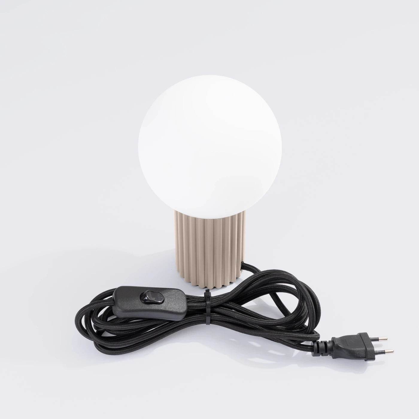 Laualamp Halo Lülitiga Taupe G9 - BrighteNova