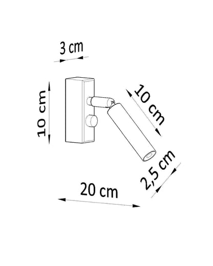 Seinalamp Eyetech 1 Valge G9 - BrighteNova