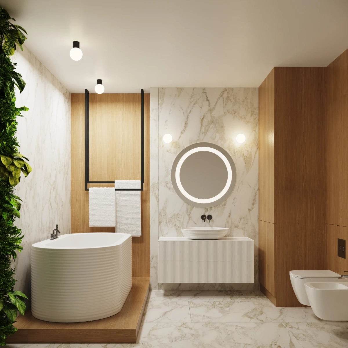 Seinalamp Halo IP44 Must G9 - BrighteNova