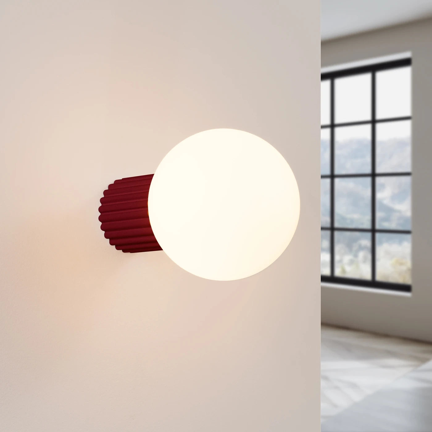 Seinalamp Halo IP44 Burgundia G9