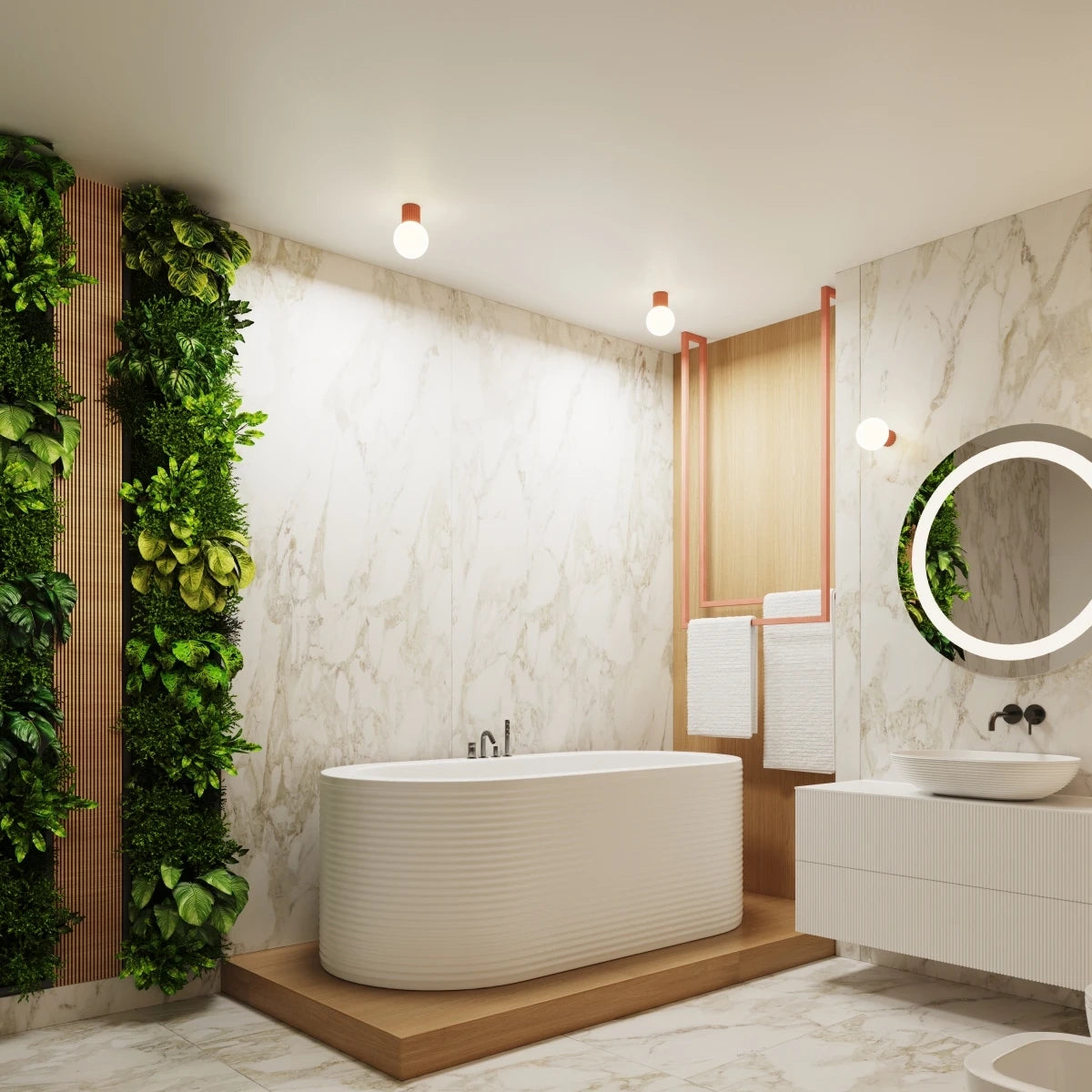 Seinalamp Halo IP44 Virsik G9