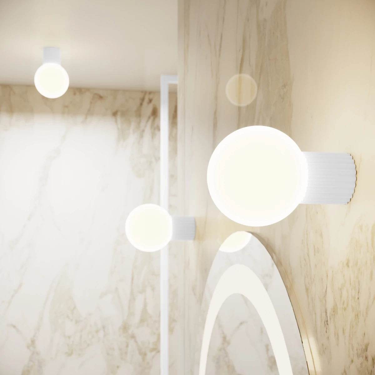 Seinalamp Halo IP44 Valge G9 - BrighteNova