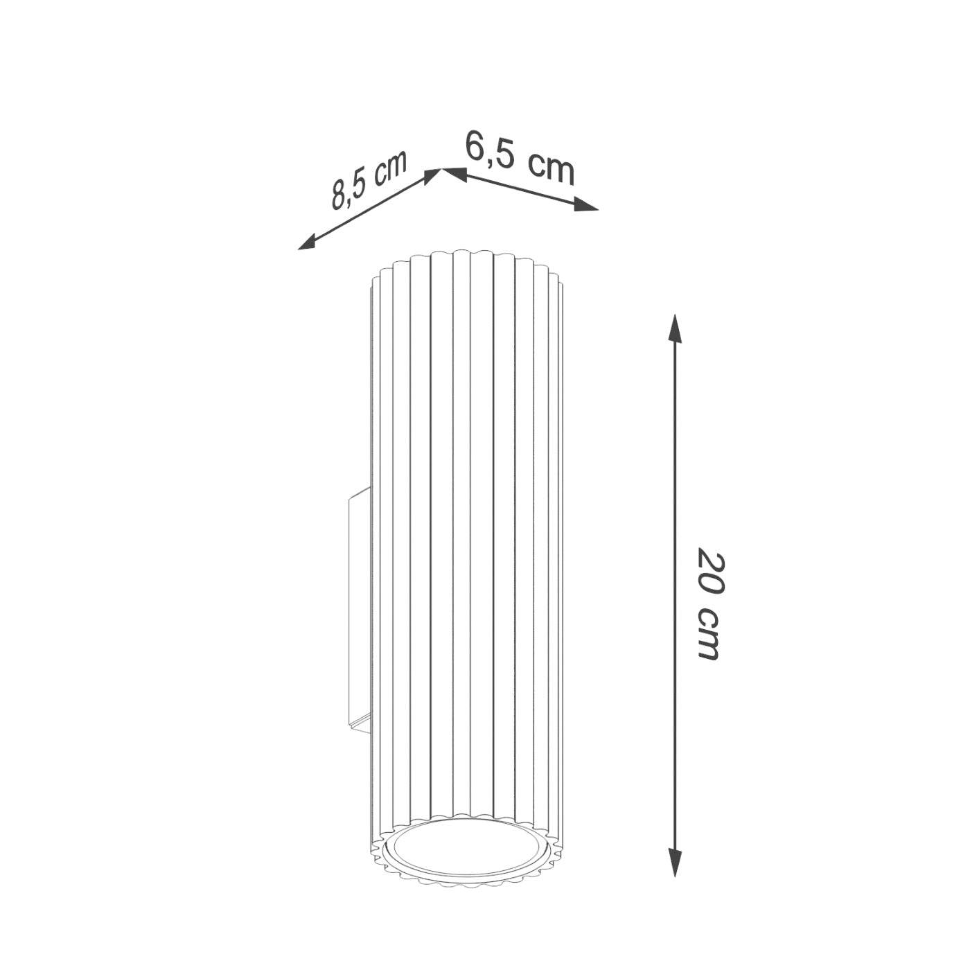 Seinalamp Karbon 20 Punane Ooker GU10 - BrighteNova