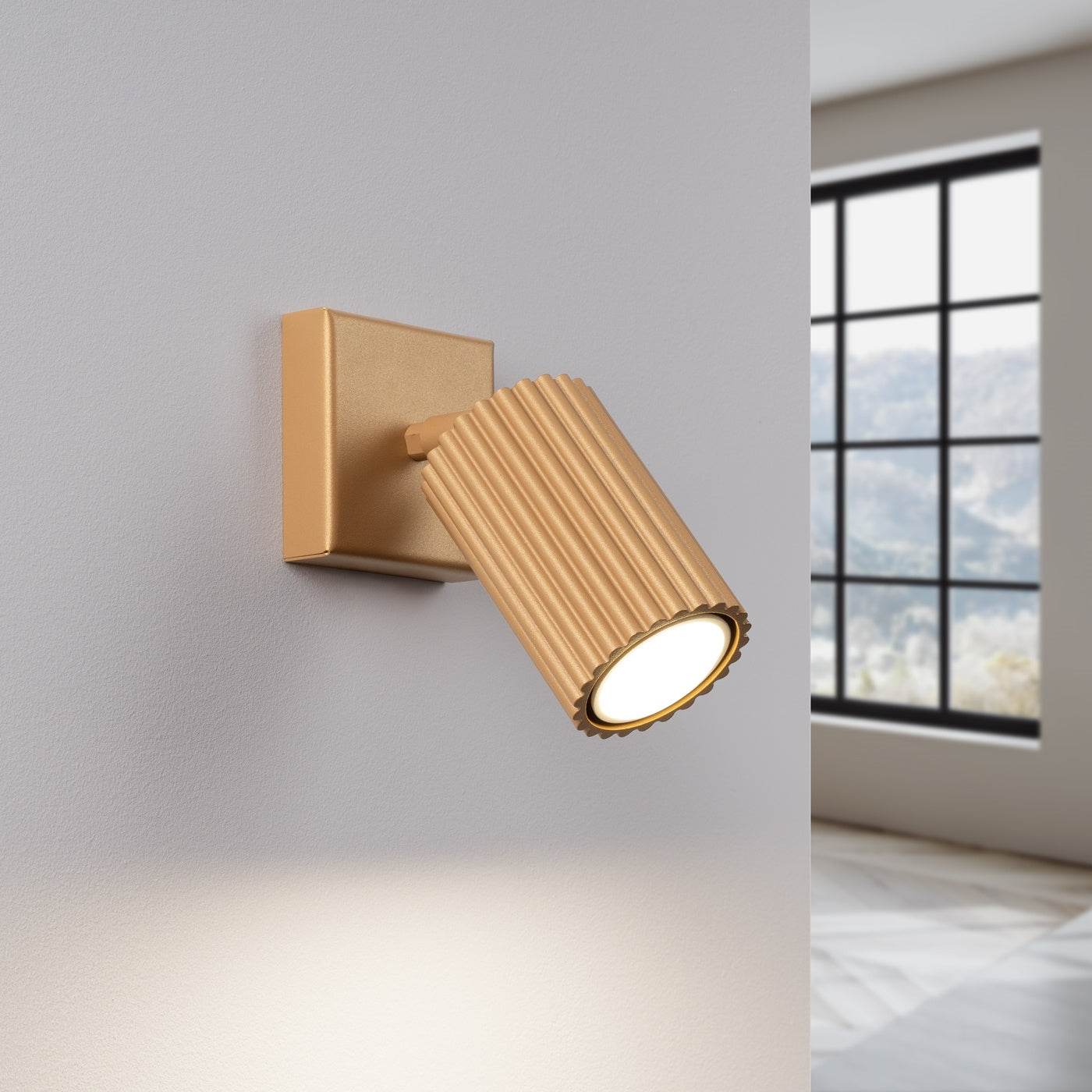 Seinalamp Karbon Kuldne GU10 - BrighteNova