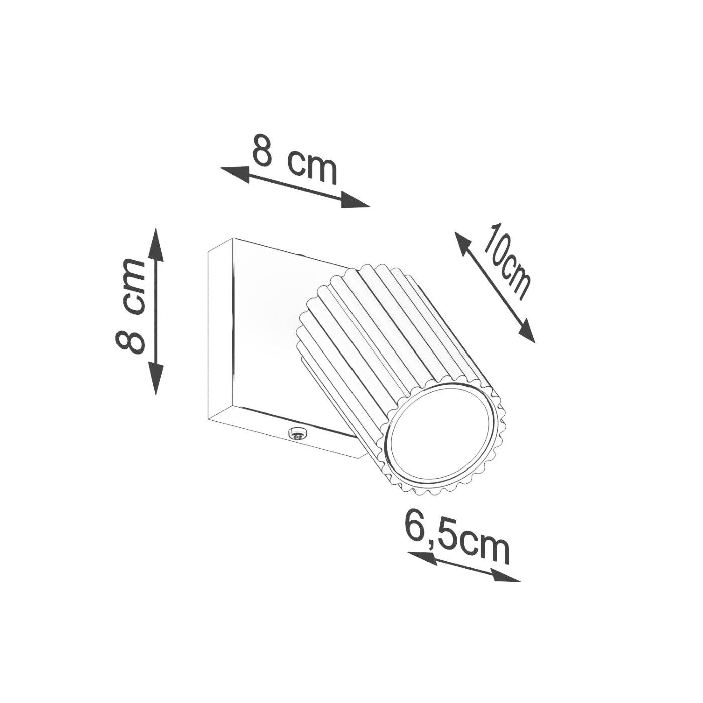 Seinalamp Karbon Punane Ooker GU10 - BrighteNova