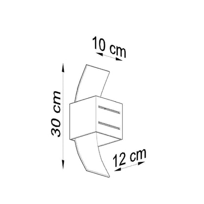 Seinalamp Loreto Valge G9 - BrighteNova
