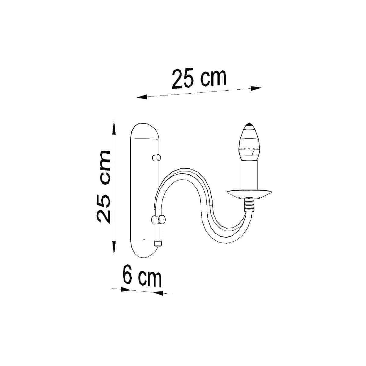 Seinalamp Minerwa Must E14 - BrighteNova