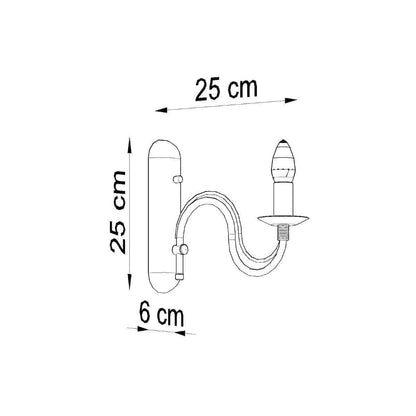 Seinalamp Minerwa Must E14 - BrighteNova