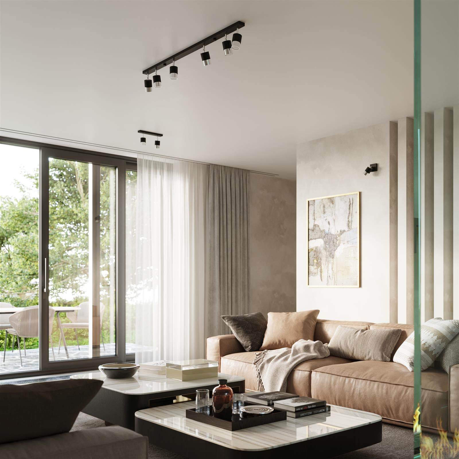 Seinalamp Nero Must/Kroom GU10 - BrighteNova
