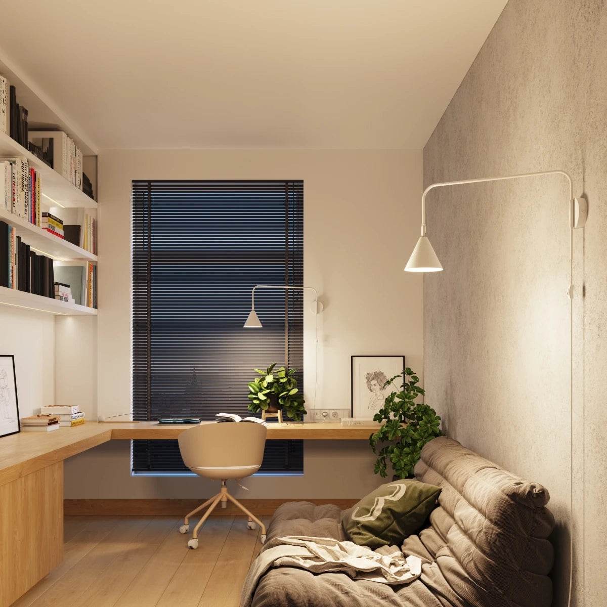 Seinalamp Nox Valge E14 - BrighteNova