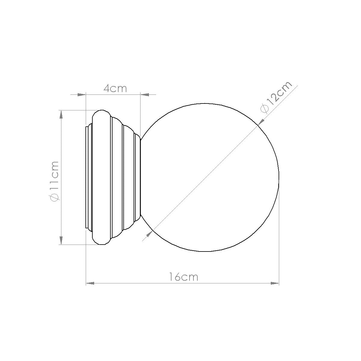 Seinalamp Zori IP44 Roheline G9
