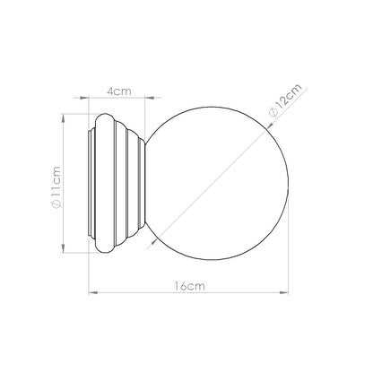 Seinalamp Zori IP44 Roheline G9