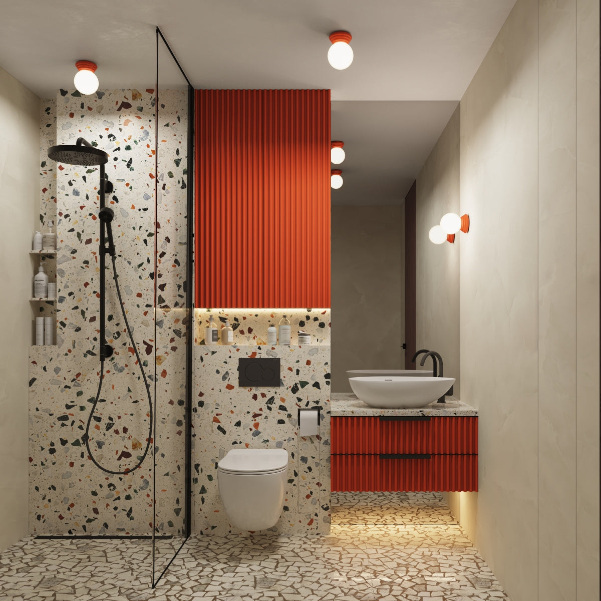 Seinalamp Zori IP44 Virsik G9