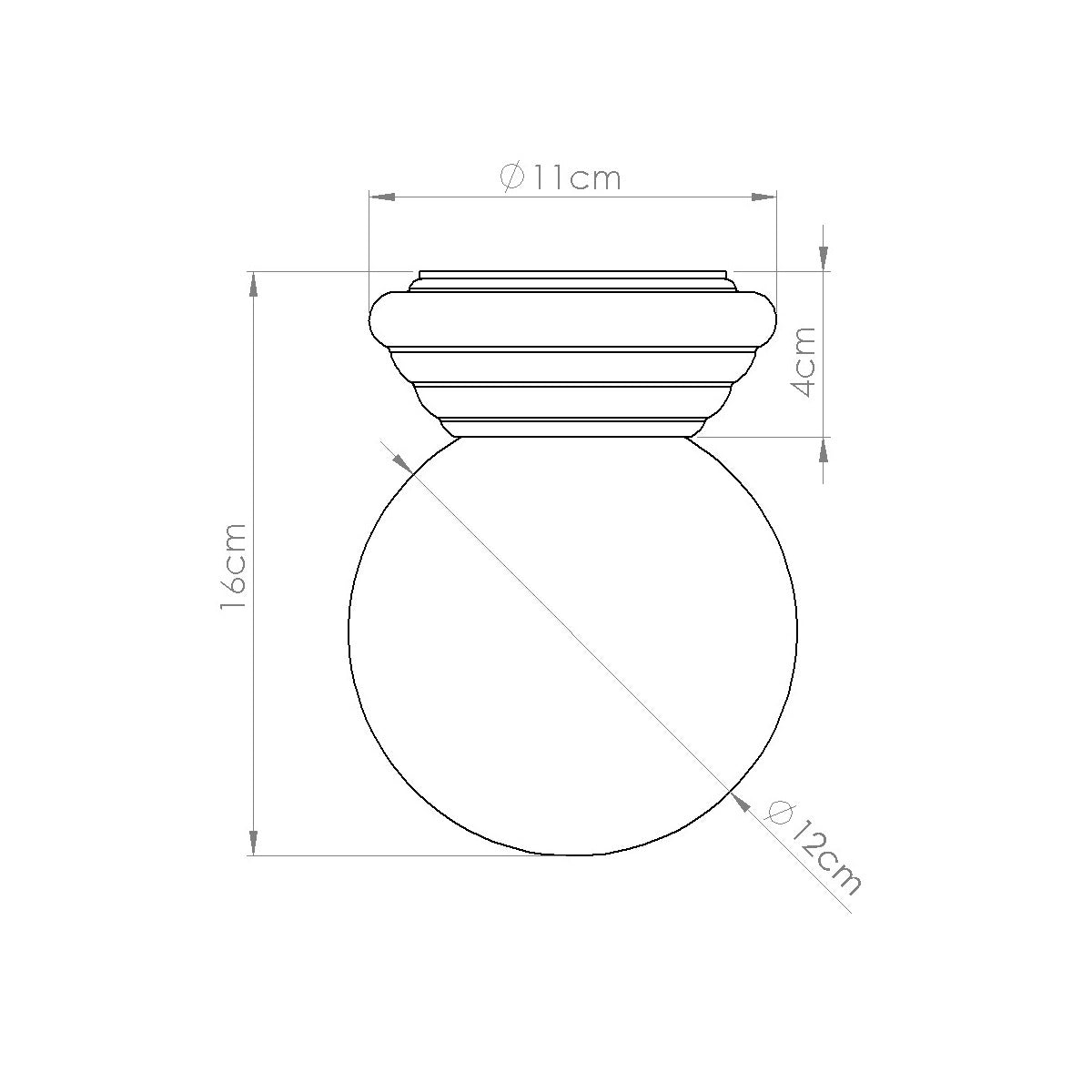 Seinalamp Zori IP44 Valge G9