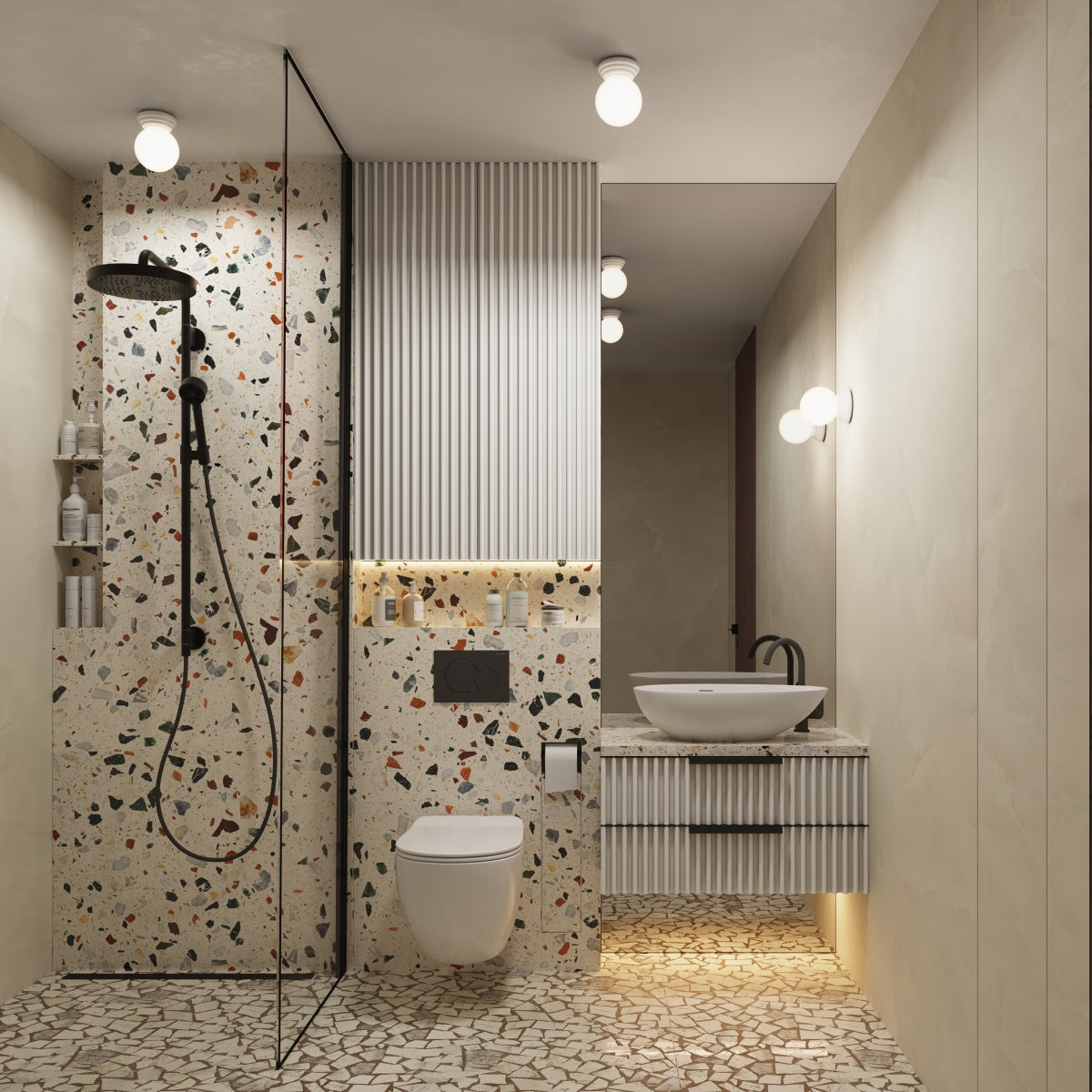 Seinalamp Zori IP44 Valge G9