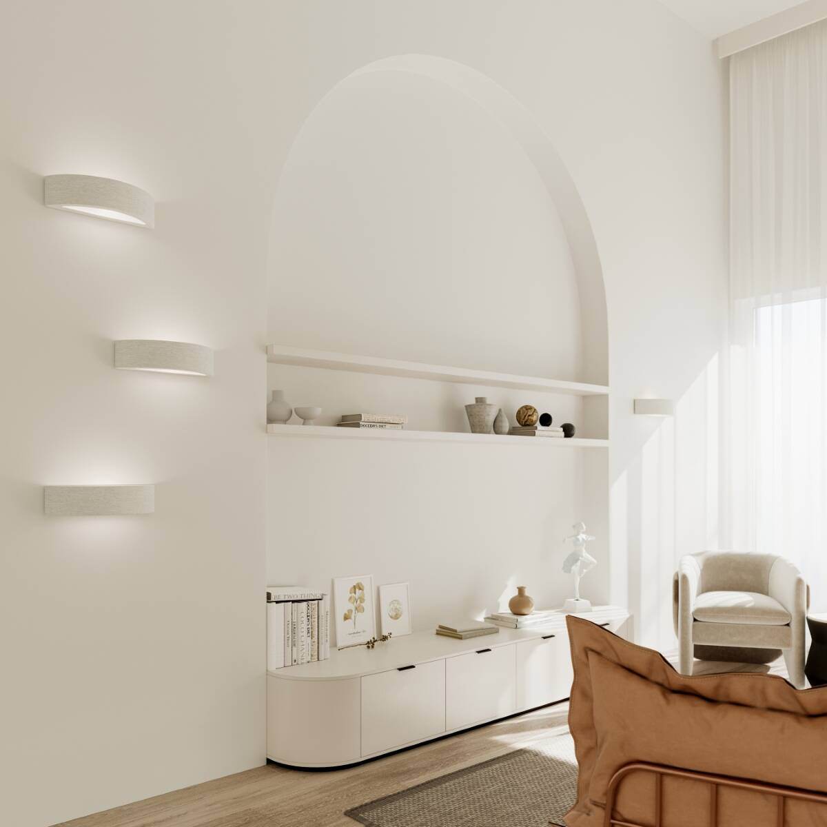 Seinalamp Atena Keraamiline Valge E27 - BrighteNova