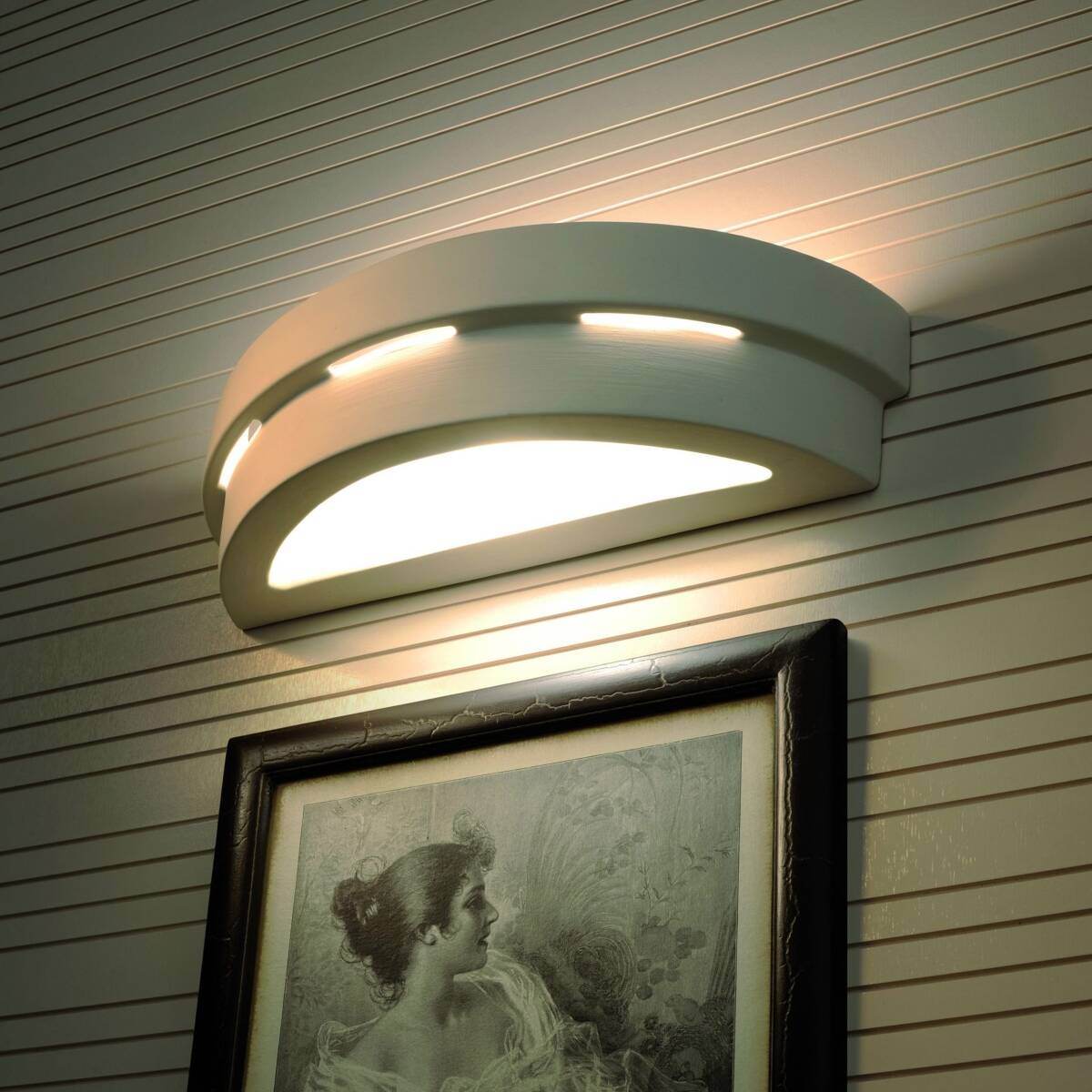 Seinalamp Helios Keraamiline Valge E27 - BrighteNova