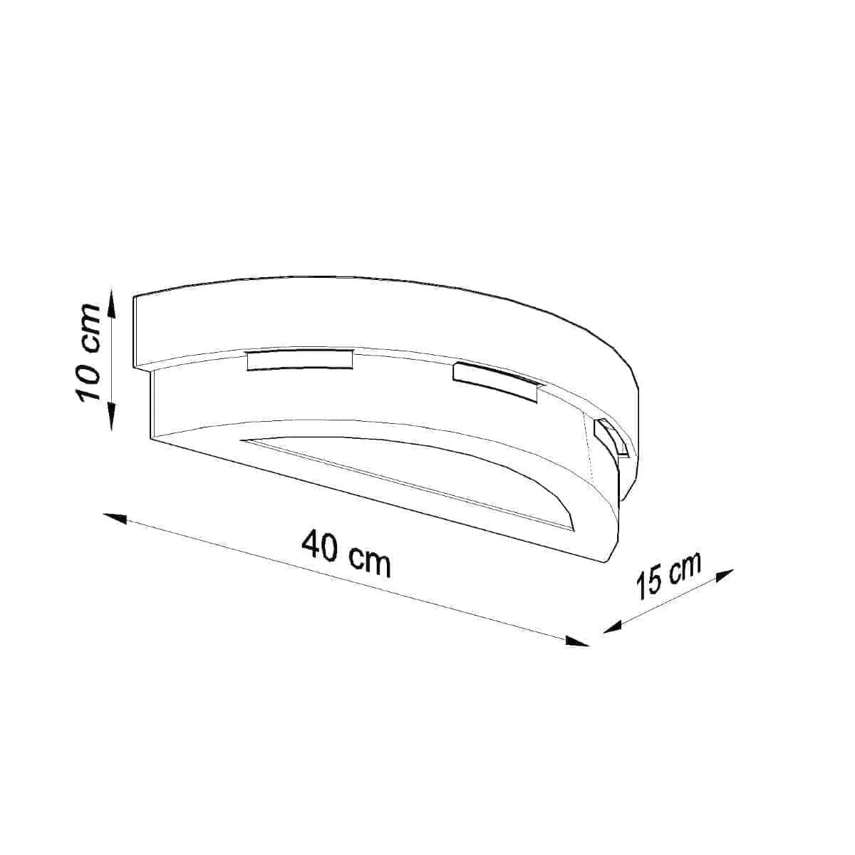 Seinalamp Helios Keraamiline Valge E27 - BrighteNova