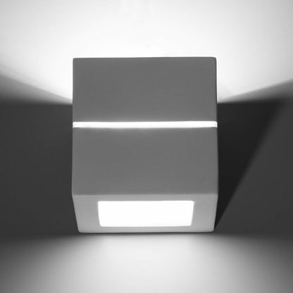 Seinalamp Leo Line Keraamiline Valge E27 - BrighteNova