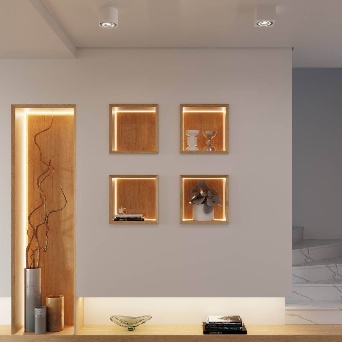 Laelamp Seida Keraamiline Valge GU10 - BrighteNova