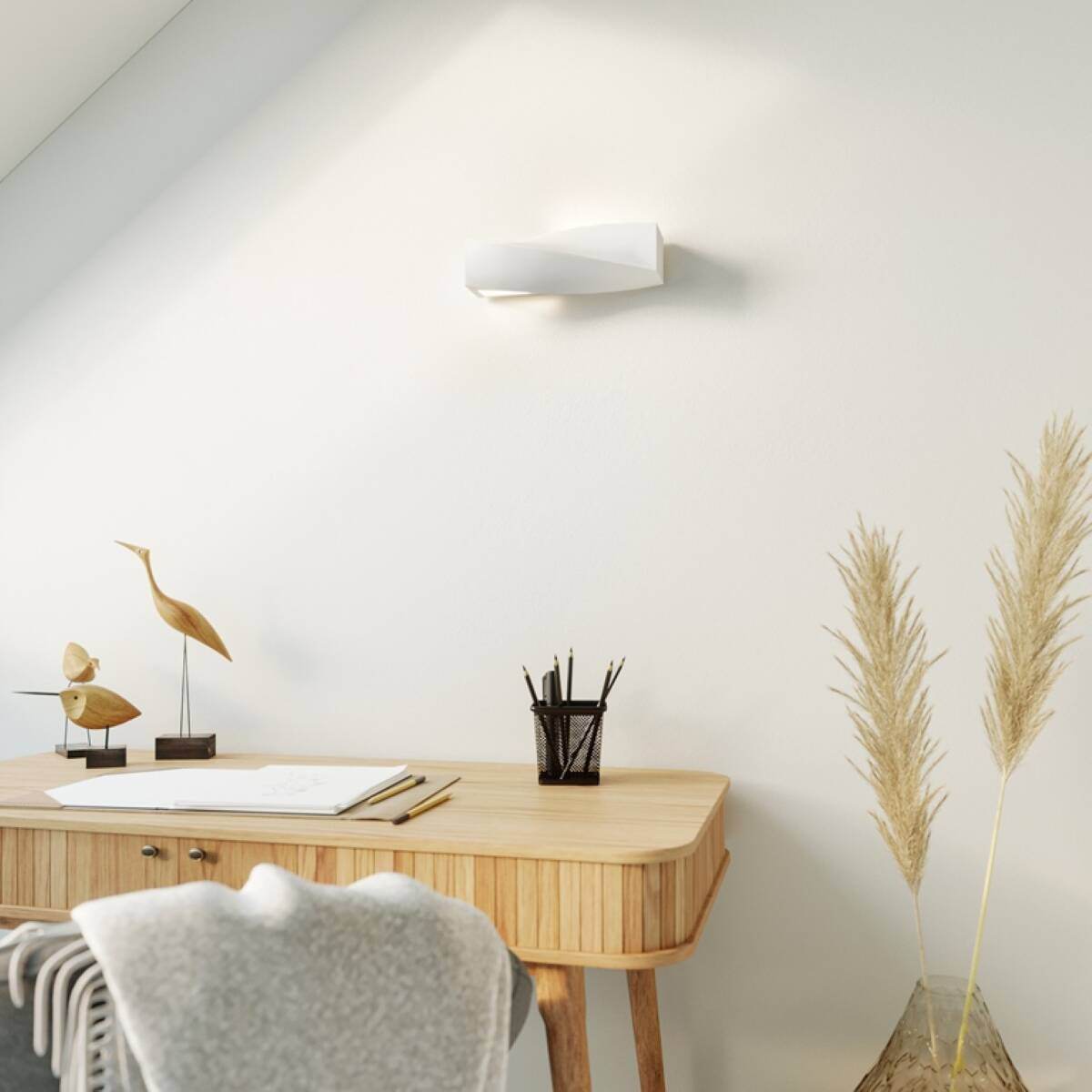 Seinalamp Sigma Mini Keraamiline Valge E27 - BrighteNova