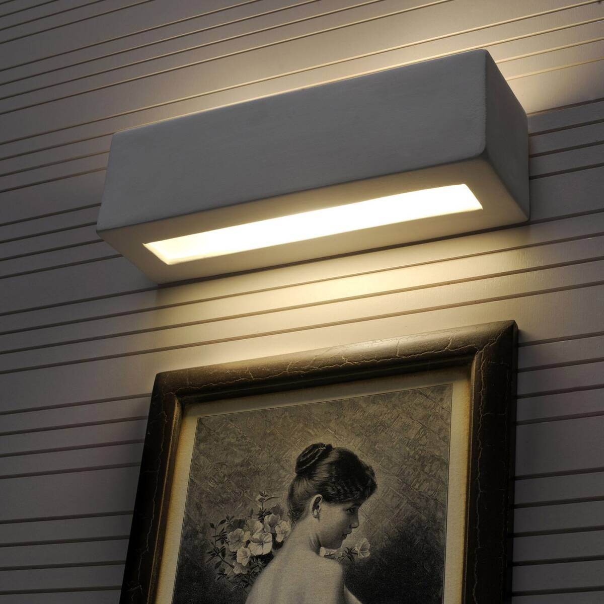 Seinalamp Vega Keraamiline Valge E27 - BrighteNova