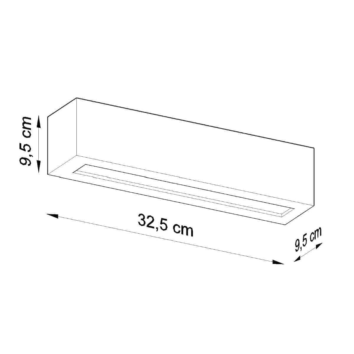 Seinalamp Vega Keraamiline Valge E27 - BrighteNova